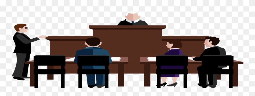 Courtroom - Courtroom Clip Art - Png Download