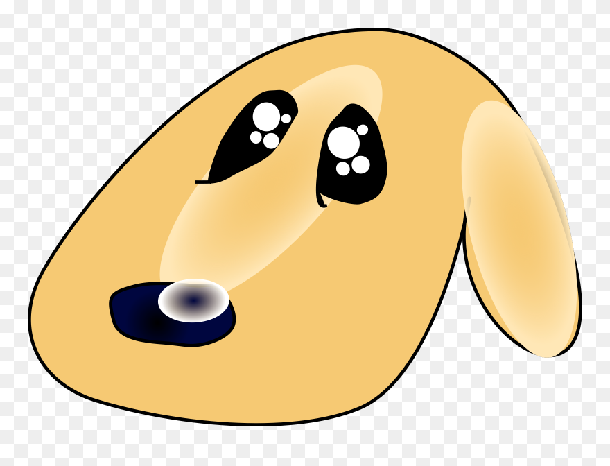 Blue Sad Svg Clip Arts - Dog - Png Download