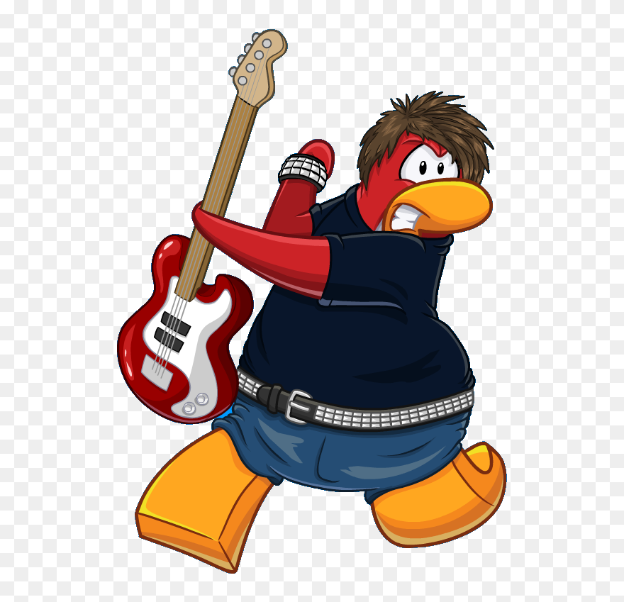 Transparent Band Instruments Clipart - G Billy Club Penguin - Png Download