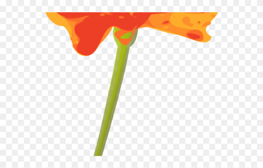 Orange Flower Clipart - Png Download