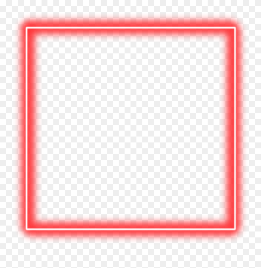Red Neon Png - مربع Png Clipart