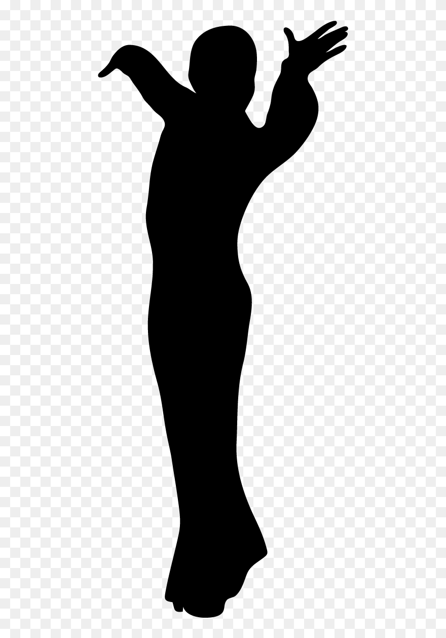 Silhouette Dance Art - Art Clipart