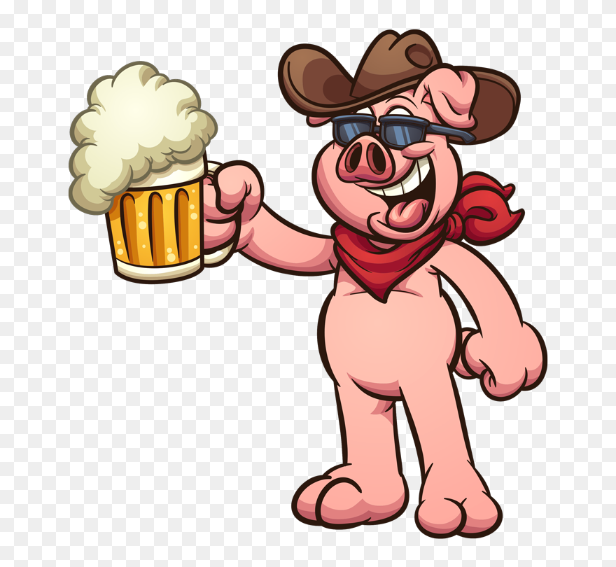 Cowboy Pig Clipart