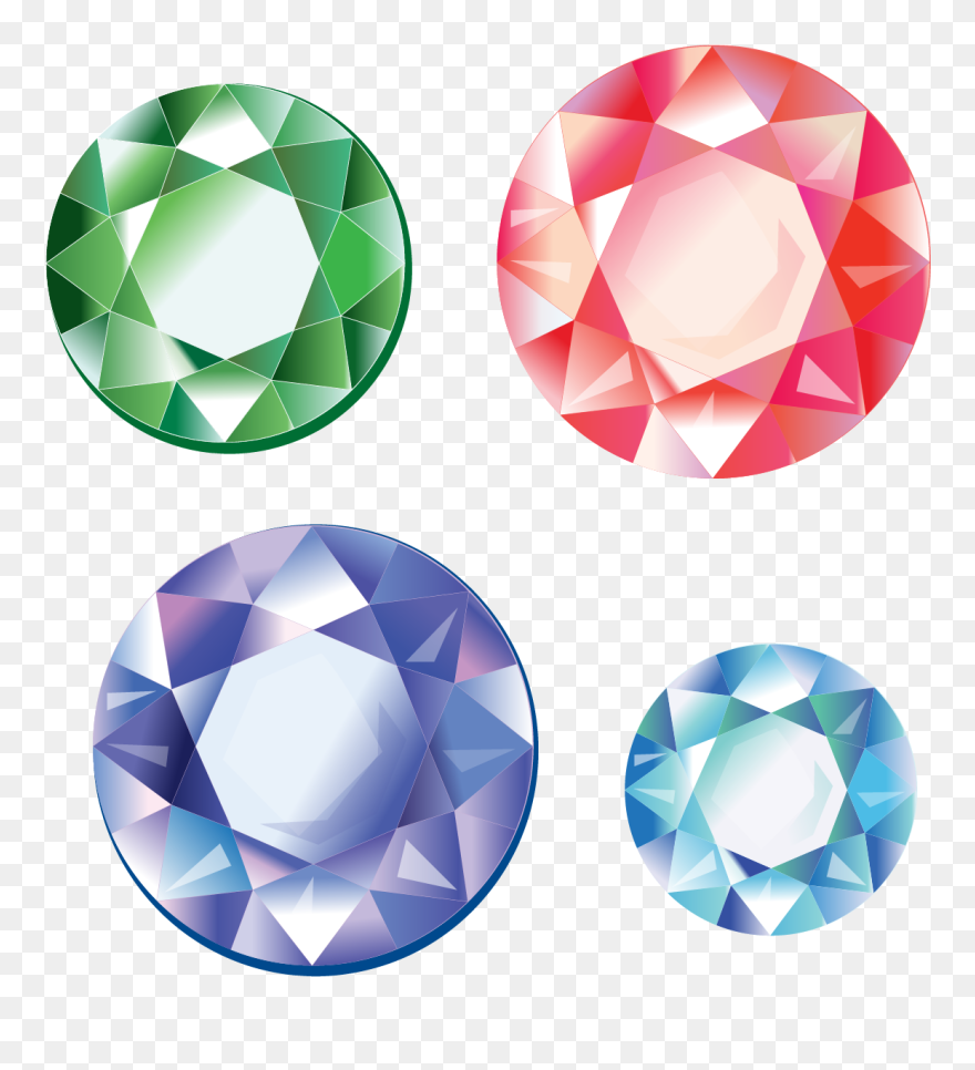 Blue Diamond Gemstone Gem,jewelry,cartoon Free Photo - Diamond Png Cartoon Free Clipart