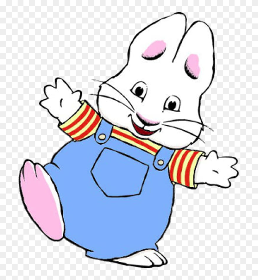 Max Bunny Hopping On One Leg - Clipart Max And Ruby - Png Download