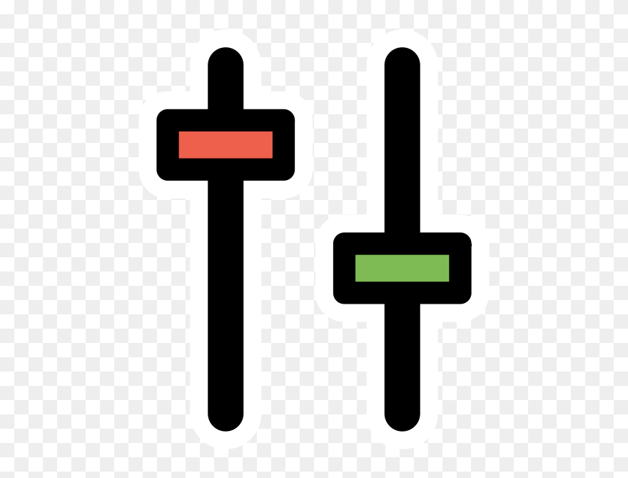 Two Volume And Equalizer Buttons - Vector Volumenpng Clipart