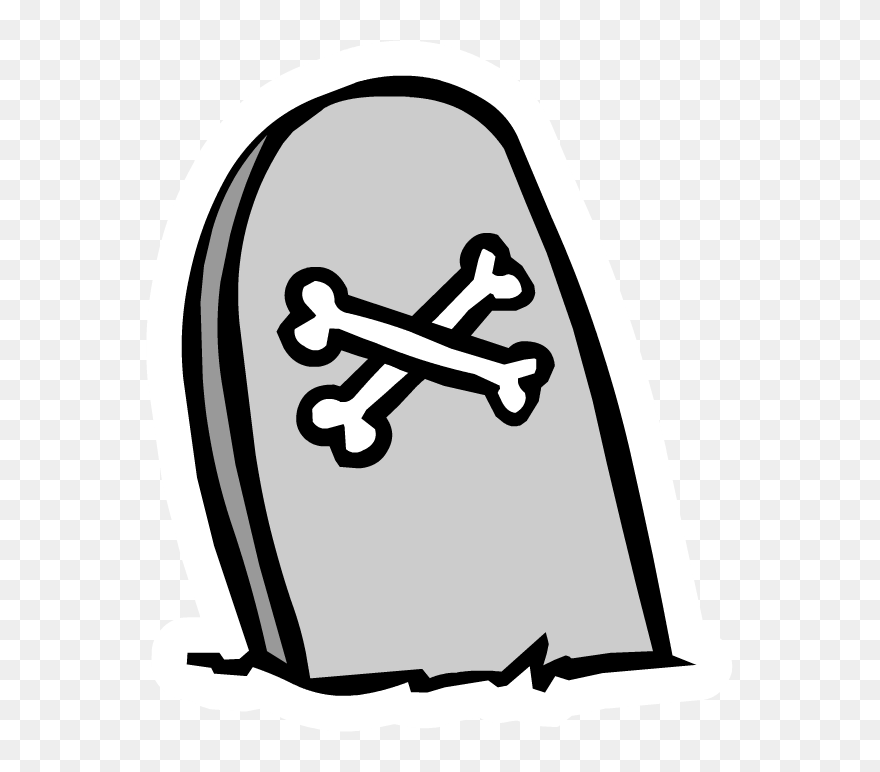 Gravestone Clipart Coffin Box - Tombstone Clipart - Png Download