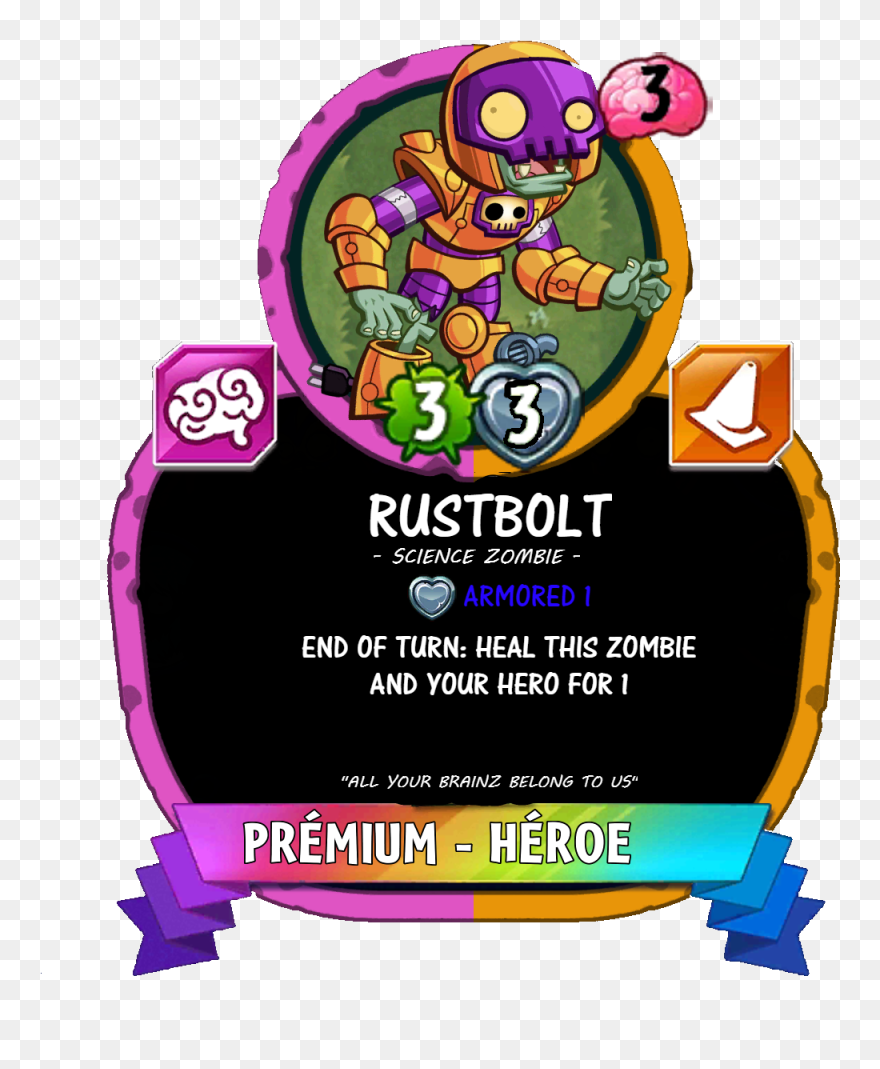 Transparent What If Clipart - Pvz Heroes Legendary Cards - Png Download