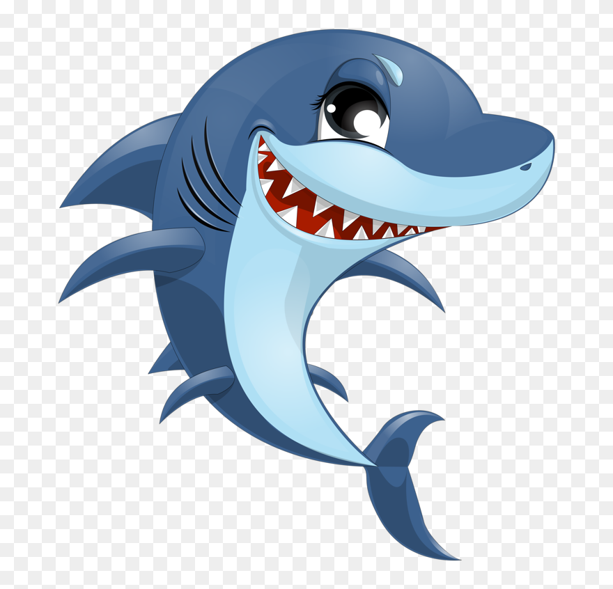 Food Clipart Shark - Coloring Baby Shark - Png Download