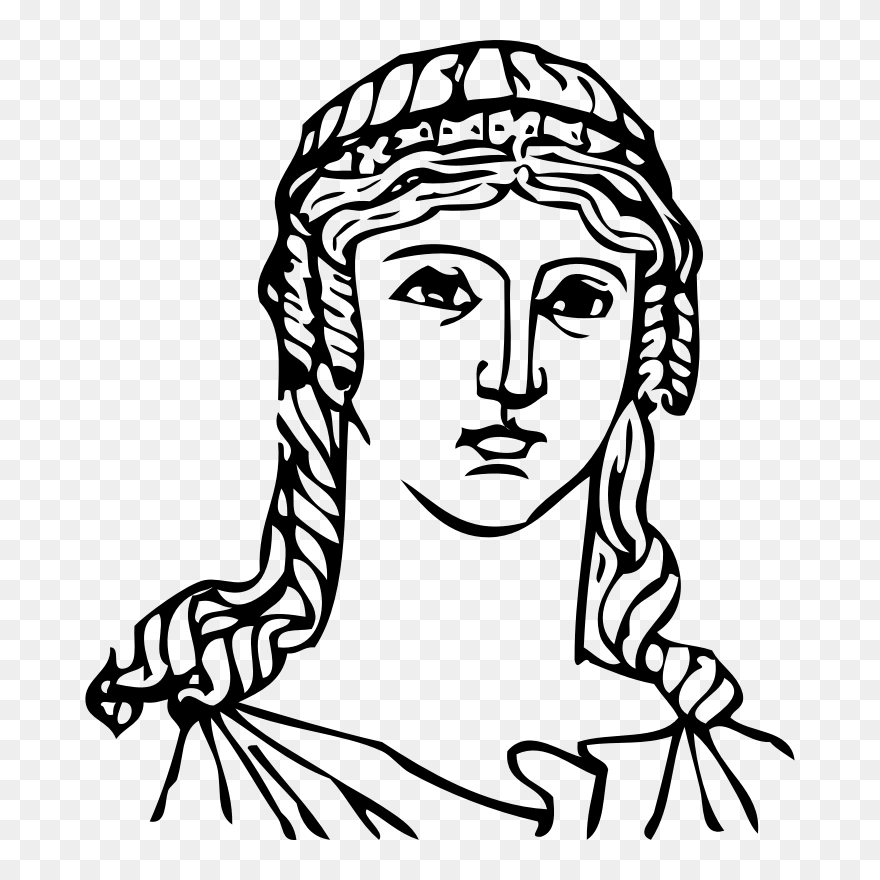 Grecian Hairdressing 13 Clipart Icon Png - Ancient Greece Png Transparent Png