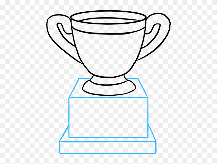How To Draw Trophy - Trophy Drawing Clipart