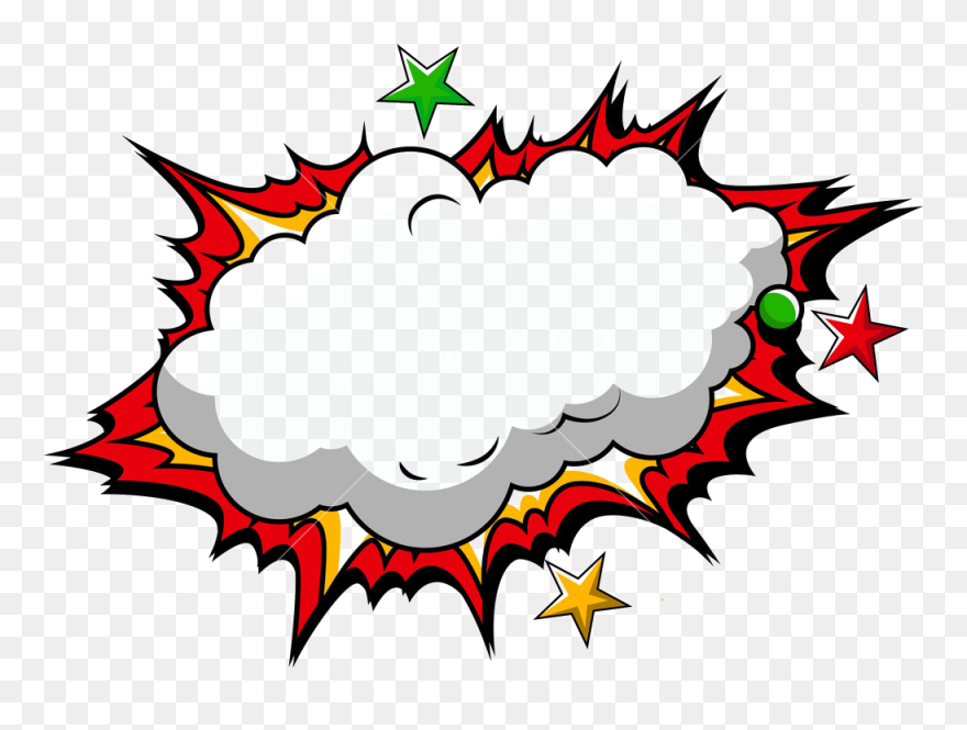 Comic Clouds Clipart