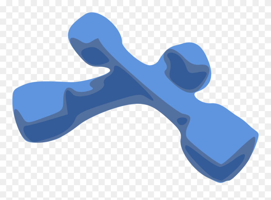 Angle,symbol,line - Dumbbell Clipart