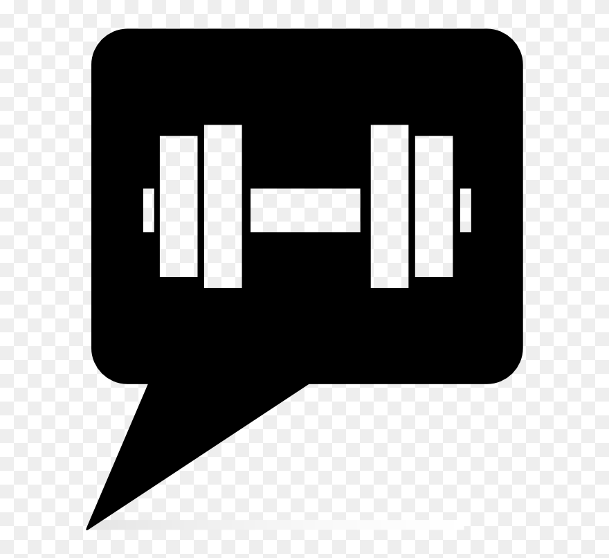 Clipart - Dumbbell Transparent Vector Png