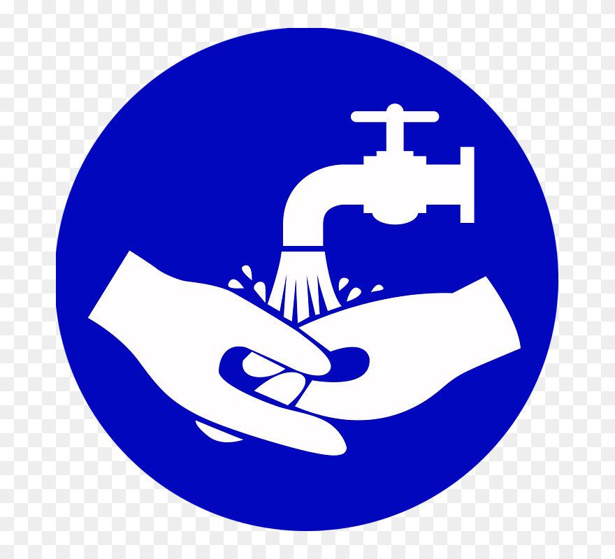 Hand Wash Station Symbol Clipart
