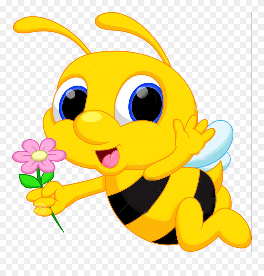Bumble Bee - Clip Art Cute Bee - Png Download