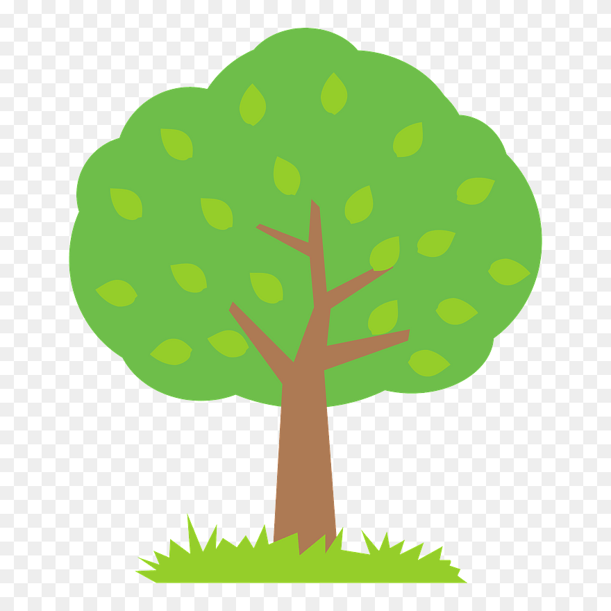 Green Tree Clipart - Png Download