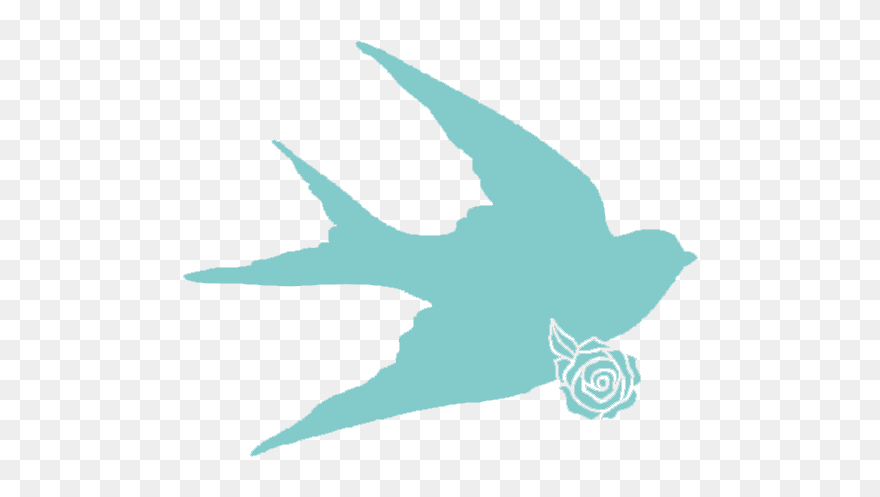 Bird Silhouette Clip Art Barn Swallow Hirundininae - Flying Bird Clipart Silhouette - Png Download