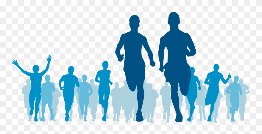 Sport Running Marathon - Marathon Clipart Png Transparent Png