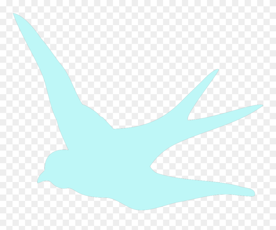 Blue Swallow Svg Clip Arts - White Swallow Png Transparent Png