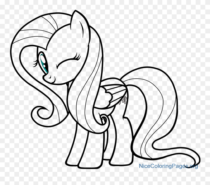 Collection Of Free Pony Drawing Fluttershy Download - Buttershy My Little Pony Drawing Clipart