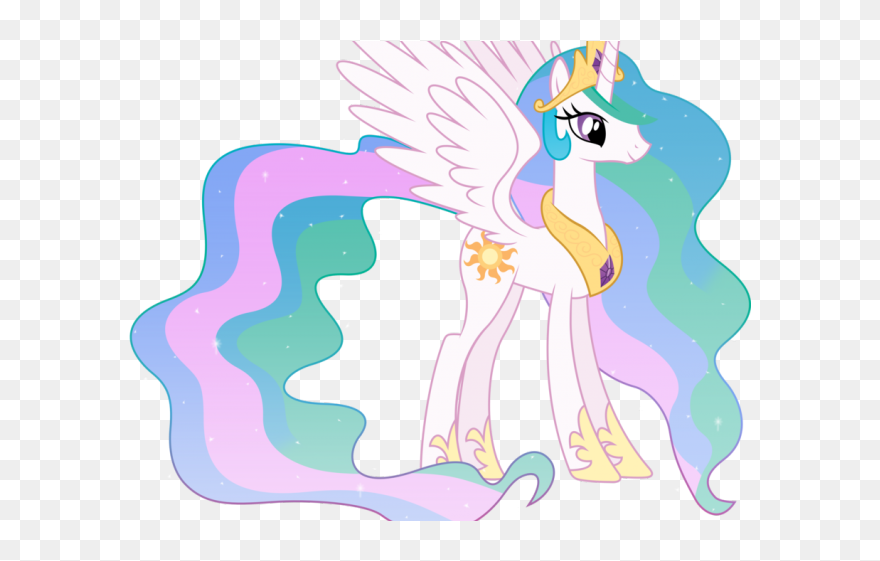 Mlp Princess Celestia Vector Clipart