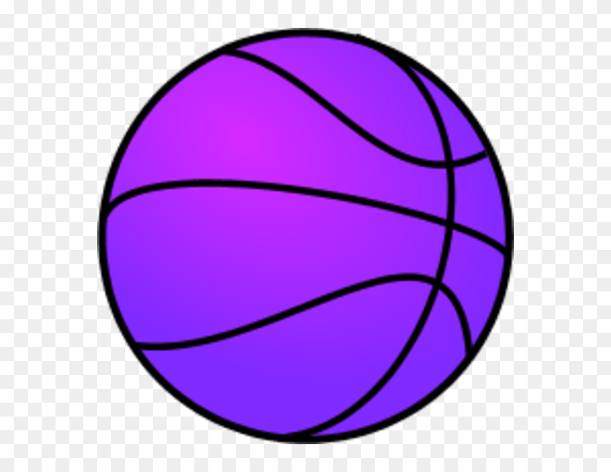 Clipart Basketball Purple, Clipart Basketball Purple - Clipart Basketball - Png Download