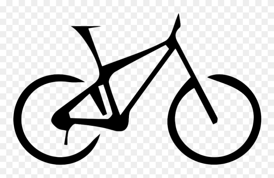 Silhouette Mountain Bike Png Hd Image - Clipart Mountain Bike Png Transparent Png