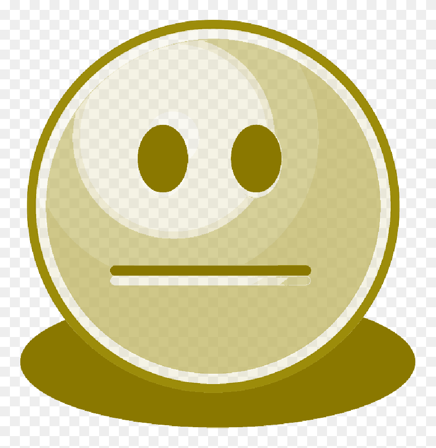 Plain, Dull, Blank, Smiley, Yellow, Face, Icon - Portable Network Graphics Clipart