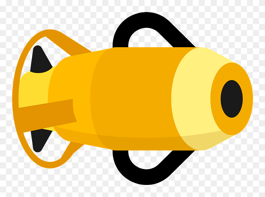 Underwater Scooter Clipart - Png Download