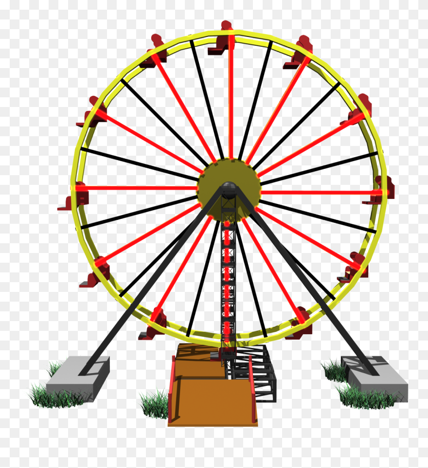 Knox County Nebraska - Ferris Wheel Clipart - Png Download