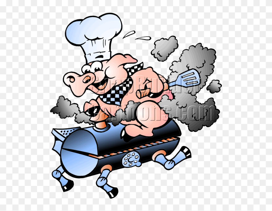 Chef Pig Sitting On - Rebel Pig Palmyra Mo Clipart