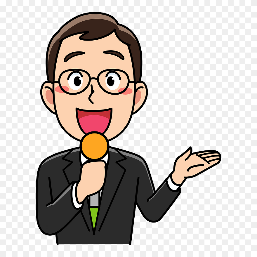 Male Announcer Reporter Clipart - Doctor Clipart - Png Download