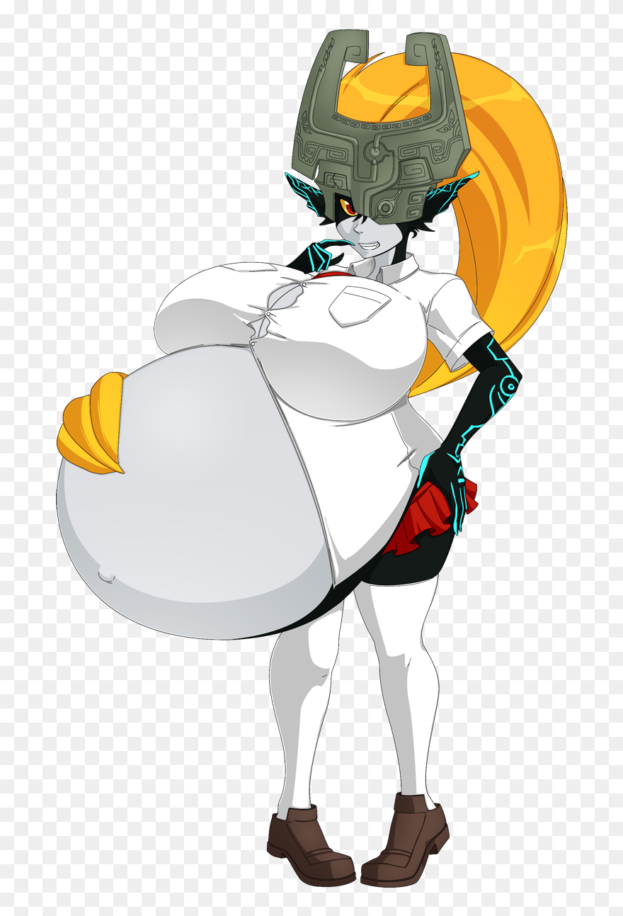 Legend Of Zelda Midna Belly Inflation Clipart