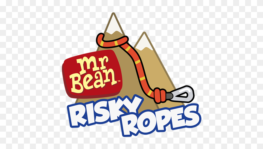 Mr Bean Risky Ropes Logo - Logo Mr Bean Png Clipart