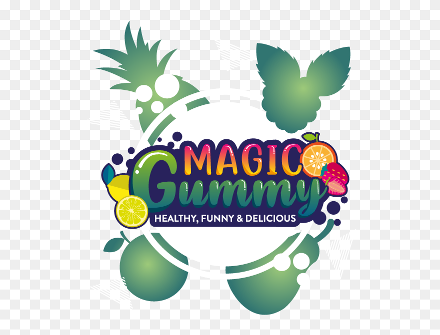 Transparent Gummy Vitamin Clipart - Magic Gummy - Png Download