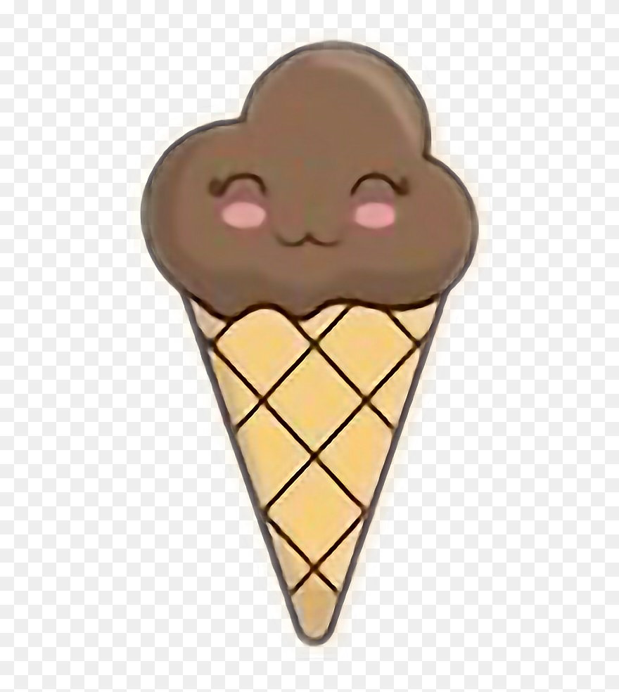 #cute #cutefood #lolly #icelolly #lollypop #popsicle - Kawaii Ice Cream Cartoon Clipart