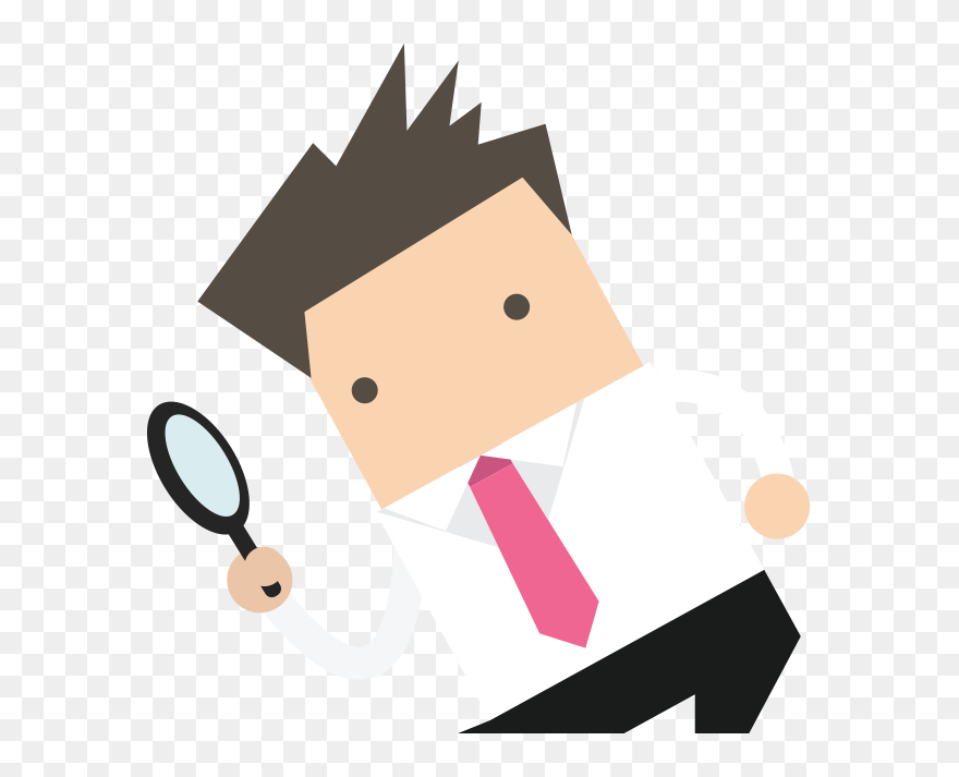 A - Finding Money Vector Clipart