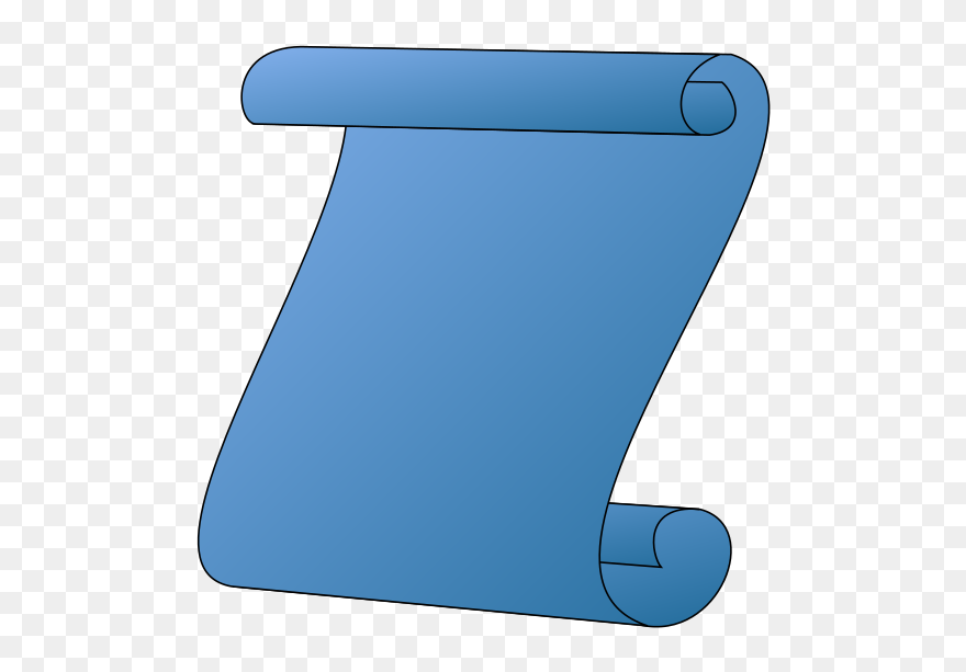 Scroll Blue Gradient Svg Clip Arts - Chair - Png Download