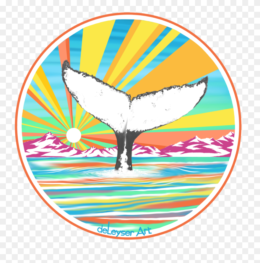 Whale Tails & Sunsets Clipart