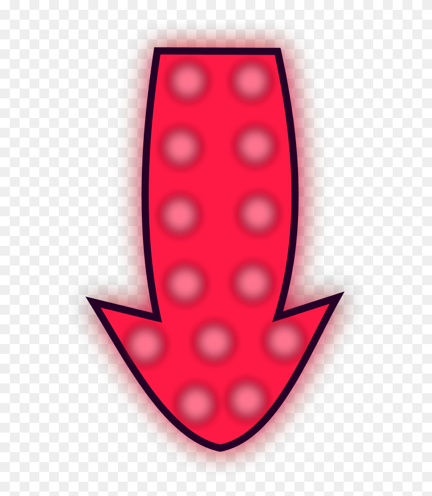 Arrow Pointing Down - Clip Art - Png Download