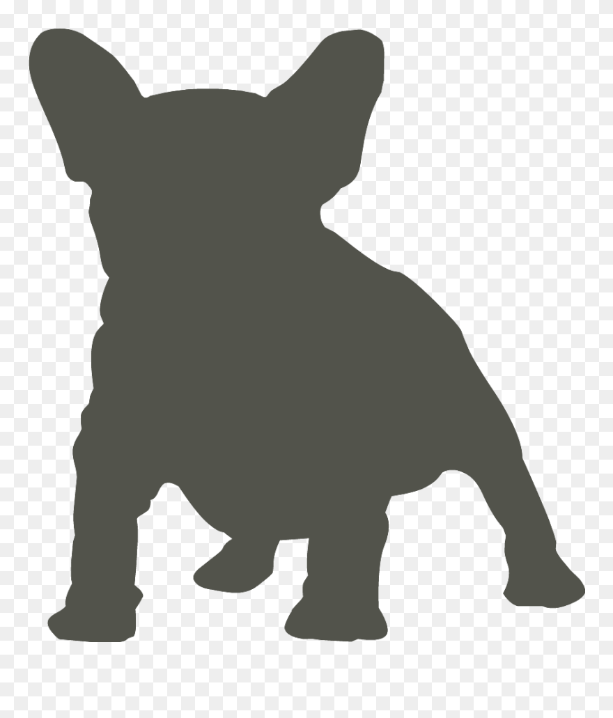 French Bulldog American Pit Bull Terrier Pug - French Bulldog Silhouette Clipart