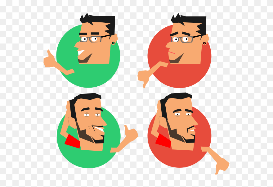 Luiz E Rafael Like Dislike - He Dislike Clipart - Png Download