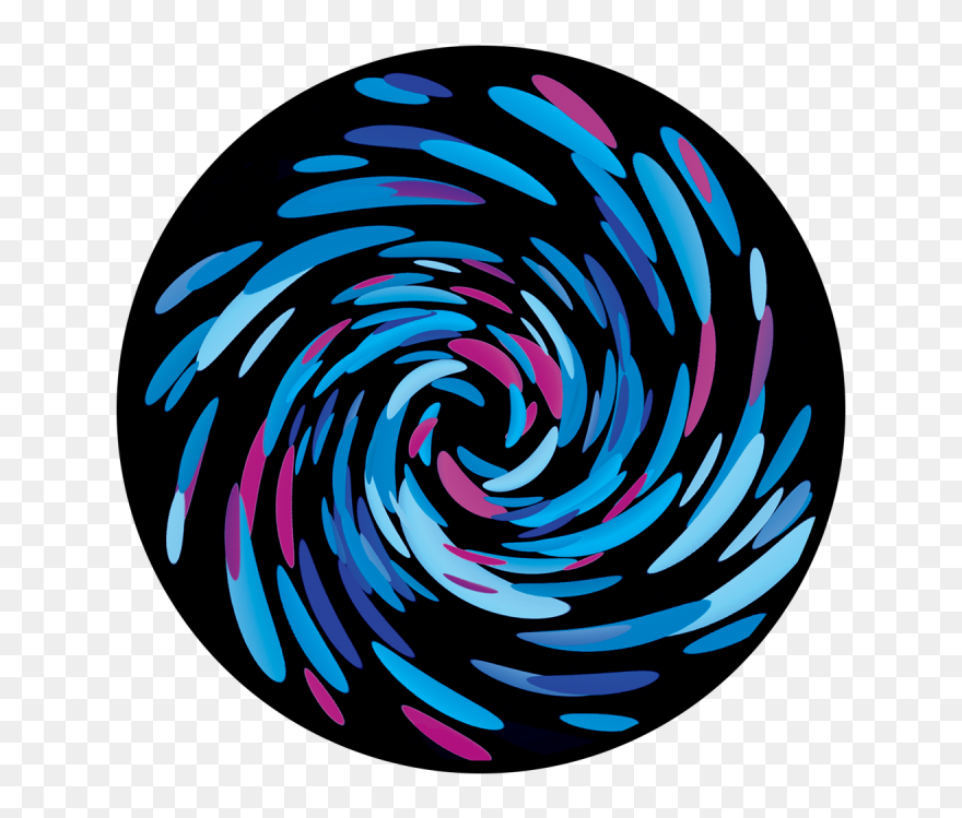 Transparent Spiral Dizzy - Circle Clipart