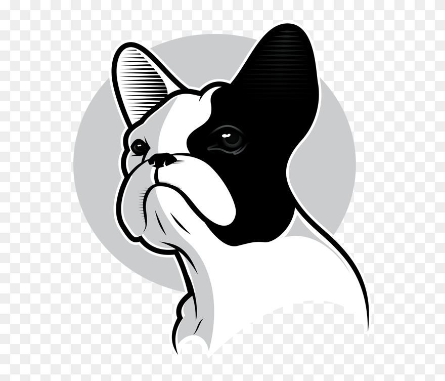 French Bulldog Cartoon Clipart