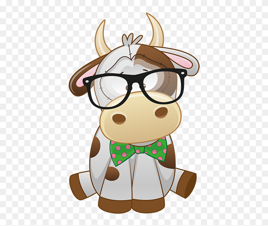 Farm Clipart Animated - Cute Cows Clipart - Png Download
