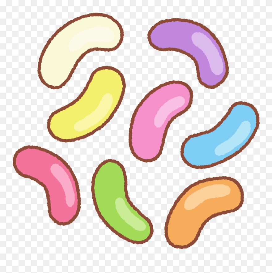 ゼリービーンズのフリーイラスト
clip Art Of Jelly-beans - Png Download