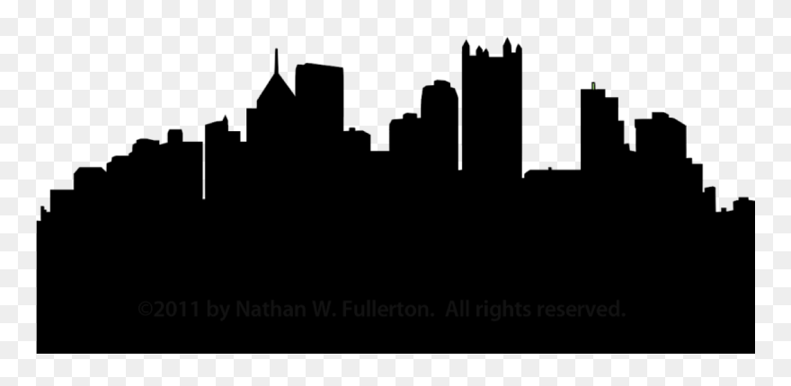 Pittsburgh Skyline Silhouette Dpi Free Images - Silhouette Pittsburgh Skyline Clipart