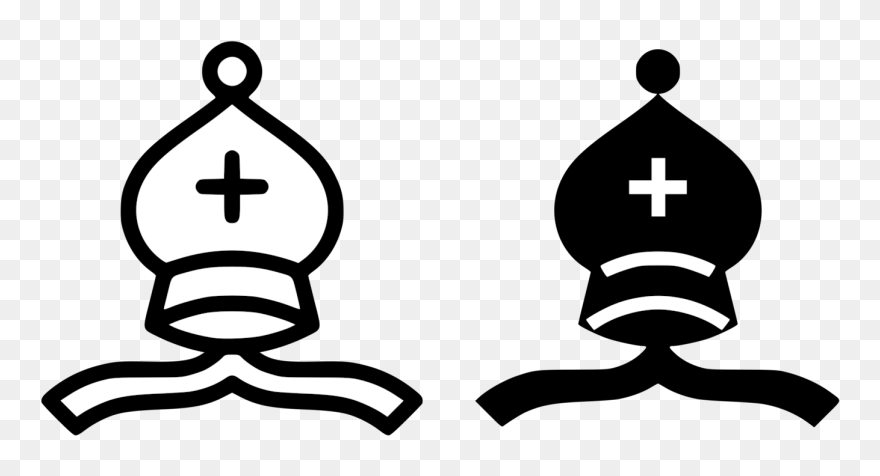 Chess Piece Bishop King Rook - Symbol Of A Bishop Clipart