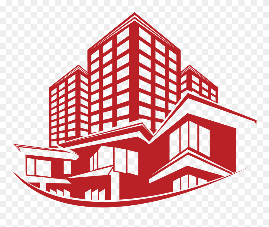 High-rise Building - Building Logo Design Png Clipart